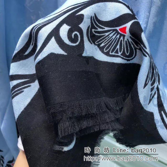 路易威登LV專櫃最新款SUMMER TRUNK羊絨大方巾 LLWJ6083